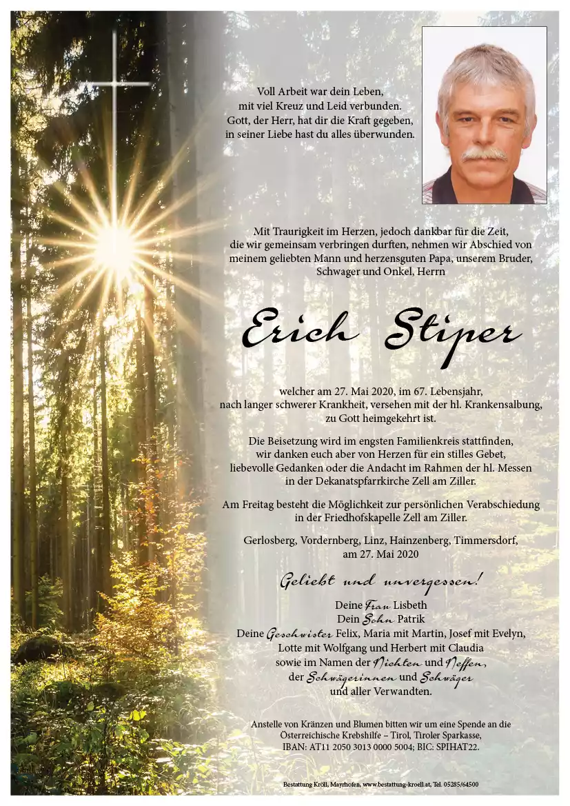 Parte von Erich Stiper